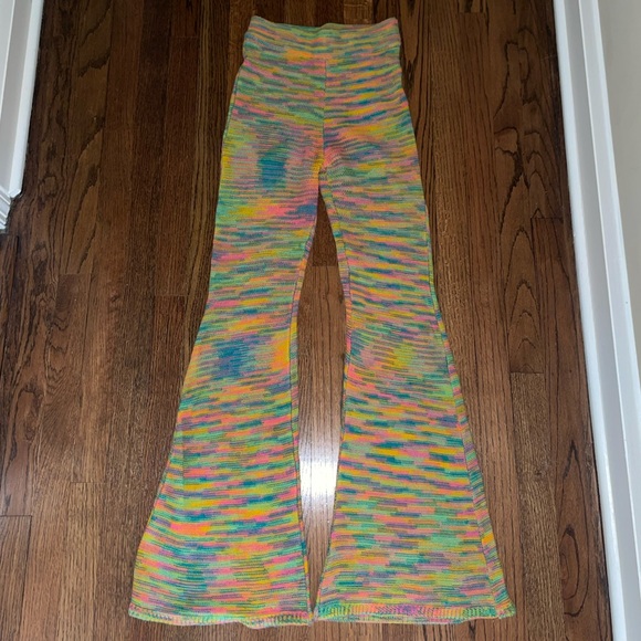 Urban Outfitters multicolor flare pants - Picture 2 of 4